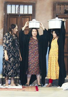 بنت بوسالم في لقطة من المسلسل