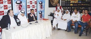 جانب من المؤتمر الصحافي	(تصوير - نور هنداوي)