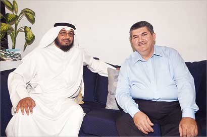 مع الزميل سعود الديحاني
