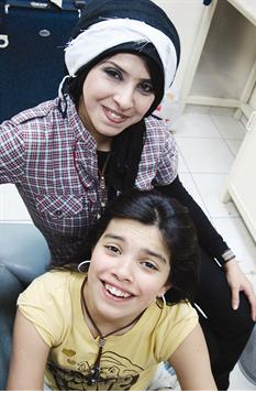 أريج مع والدتها