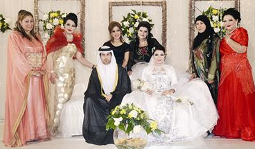 من اجواء حفل الزفاف