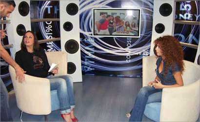 ميريام فارس وهبة في استديو «مزازيك»