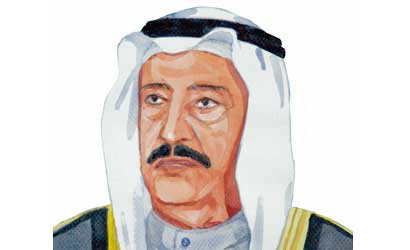 بورتريه للشيخ سالم العلي