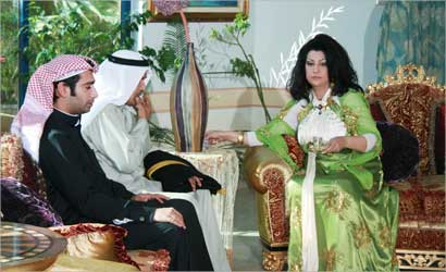 هدى الخطيب في لقطة تمثيلية