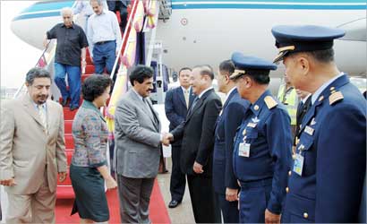 u0646u0627u0635u0631 u0627u0644u0645u062du0645u062f u0644u062fu0649 u0648u0635u0648u0644u0647 u0625u0644u0649 u062au0627u064au0644u0646u062f