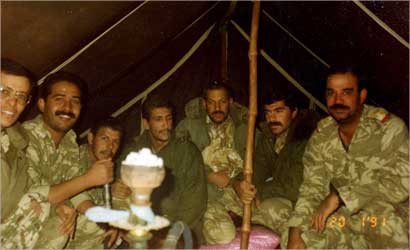 المقدم الملا والضباط الكندري والمسيليم والعنزي والجدي