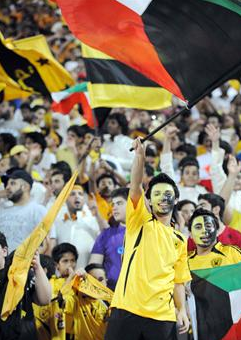 جماهير القادسية سعيدة