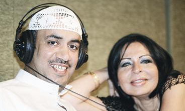 منى عبد المجيد وأحمد العونان	  (تصوير علي دهراب)