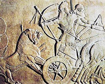 في إحدى حروبه