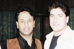 بوحمد مع الفنان اللبناني وائل كفوري