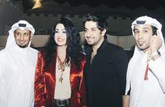 هدى الخطيب مع محمود بو شهري وخالد العجيرب