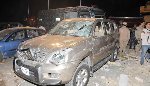 تضرر عدد من السيارات