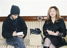 ومع الزميل علاء محمود 