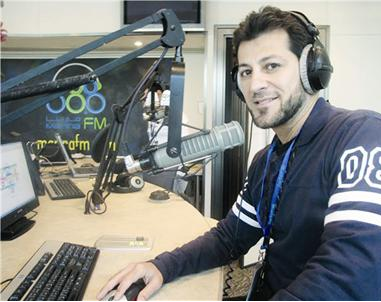 بن سالم أثناء تقديمه للحلقة