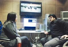 اليوسفي متحدثاً لـ«الراي»	               (تصوير أسعد عبدالله)