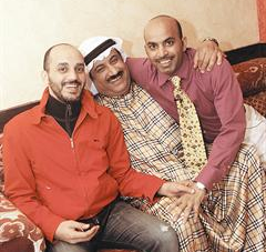 عناق دافئ بين العلي وحاجيه والبريكي