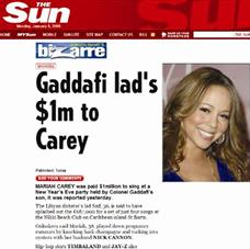 الخبر متصدراً صحيفة «الصن»