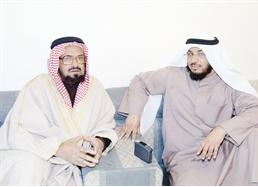 مع الزميل الديحاني