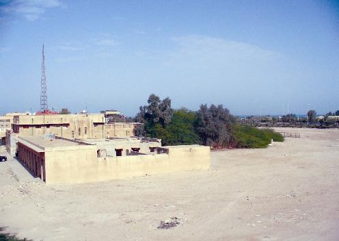 صورة حديثة لأحد مباني قصر الدعية الذي ظل على شكله القديم وبنائه الأساسي الى اليوم