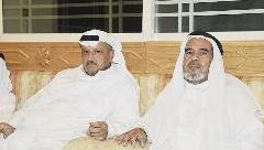 مع صديقه المرحوم ناصر الحميدي بن مسيلم العدواني