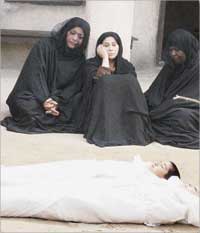 باسمة في مسلسل «الهدامة»