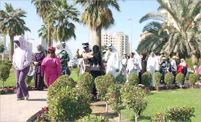 جانب من المشاركين في الحملة