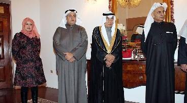 وليد النصف و عبدالله بشارة وسعود الزبن وشعاع القاطي