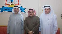 مع الأستاذ سليمان الحزامي وصالح المسباح