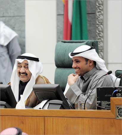 الخرافي والغانم في الجلسة 