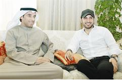 المهندس مع الزميل صالح الدويخ