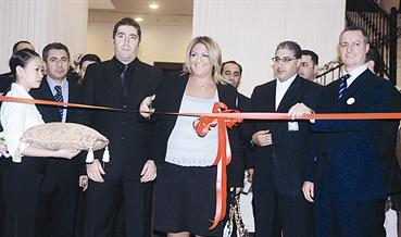 الشيخة نورة جابر الصباح تفتتح العرض