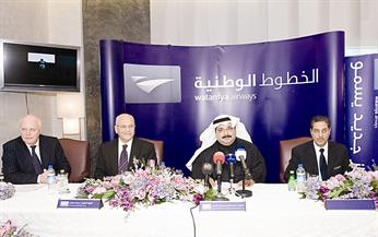 عبد السلام البحر وعماد سلام أثناء الإعلان عن الرحلة