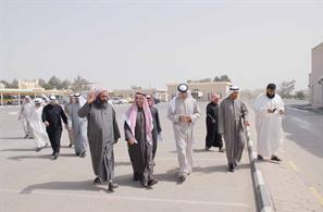 صفر خلال جولته في مقبرة الصليبخات 