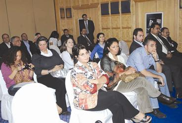 جانب من الحضور الاعلامي