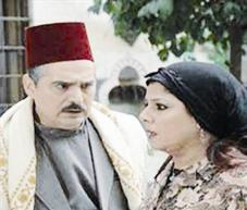 عباس مع صباح الجزائري في مسلسل «باب الحارة»