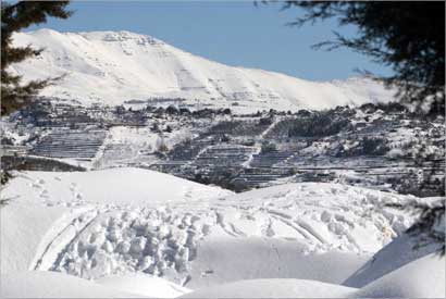 الثلوج في لبنان اساس الانهار