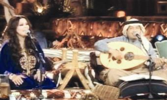 احلام وعبده في الجلسة الخليجية