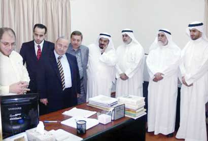 جانب من استقبال النابلسي في مبرة الآل والأصحاب 