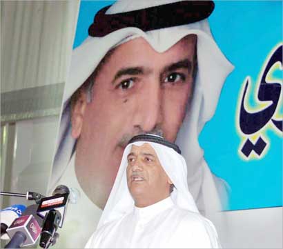 المويزري متحدثا (تصوير طارق عز الدين)