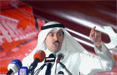 المناور متحدثا (تصوير زكريا عطية) 