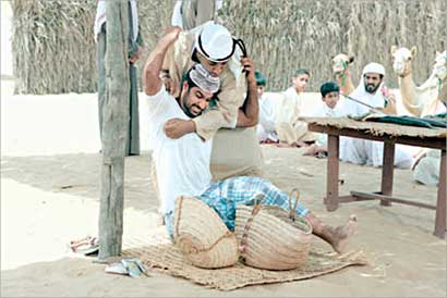 العامري في أحد أدواره 