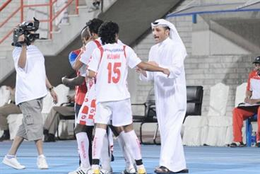 مرزوق الغانم يحث لاعبيه دائما إلى العودة الى اجواء المباراة