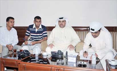  متابعة من الزملاء فرحان الفحيمان وعمر العلاس وهاني شاكر