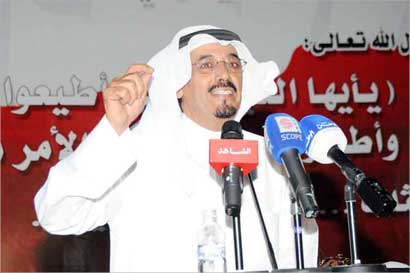 الهبيدة متحدثا (تصوير جلال معوض)