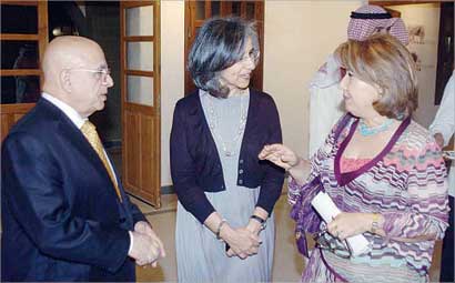 الشيخة حصة الصباح تستقبل الحضور