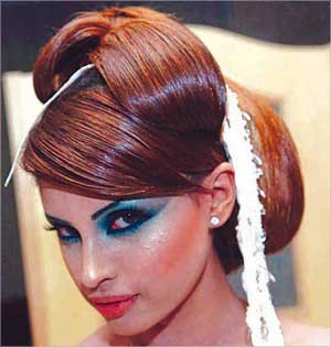 تسريحة مبتكرة