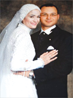 مروة وزوجها ليلة زفافهما