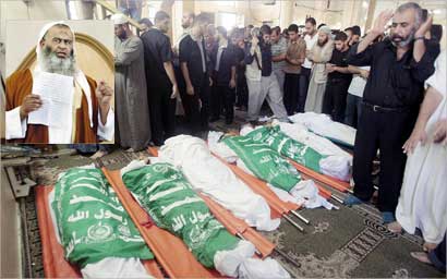 u0641u0644u0633u0637u064au0646u064a u064au0635u0644u064a u0623u0645u0627u0645 u062cu062bu062b u0636u062du0627u064au0627 u0633u0642u0637u0648u0627 u0641u064a u0645u0648u0627u062cu0647u0627u062a u0631u0641u062d u0623u0645u0633. u0648u0641u064a u0627u0644u0627u0637u0627u0631 u0635u0648u0631u0629 u0623u0631u0634u064au0641u064au0629 u0644u0632u0639u064au0645 u00abu062cu0646u062f u0623u0646u0635u0627u0631 u0627u0644u0644u0647u00bb (u0631u0648u062au064au0631u0632)