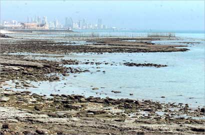 تسريب مياه الصرف في البحر ينذر بكارثة بيئية (تصوير نور هنداوي)