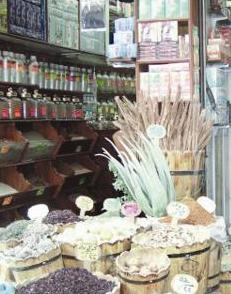 احد محلات الاعشاب في وادي عبقر